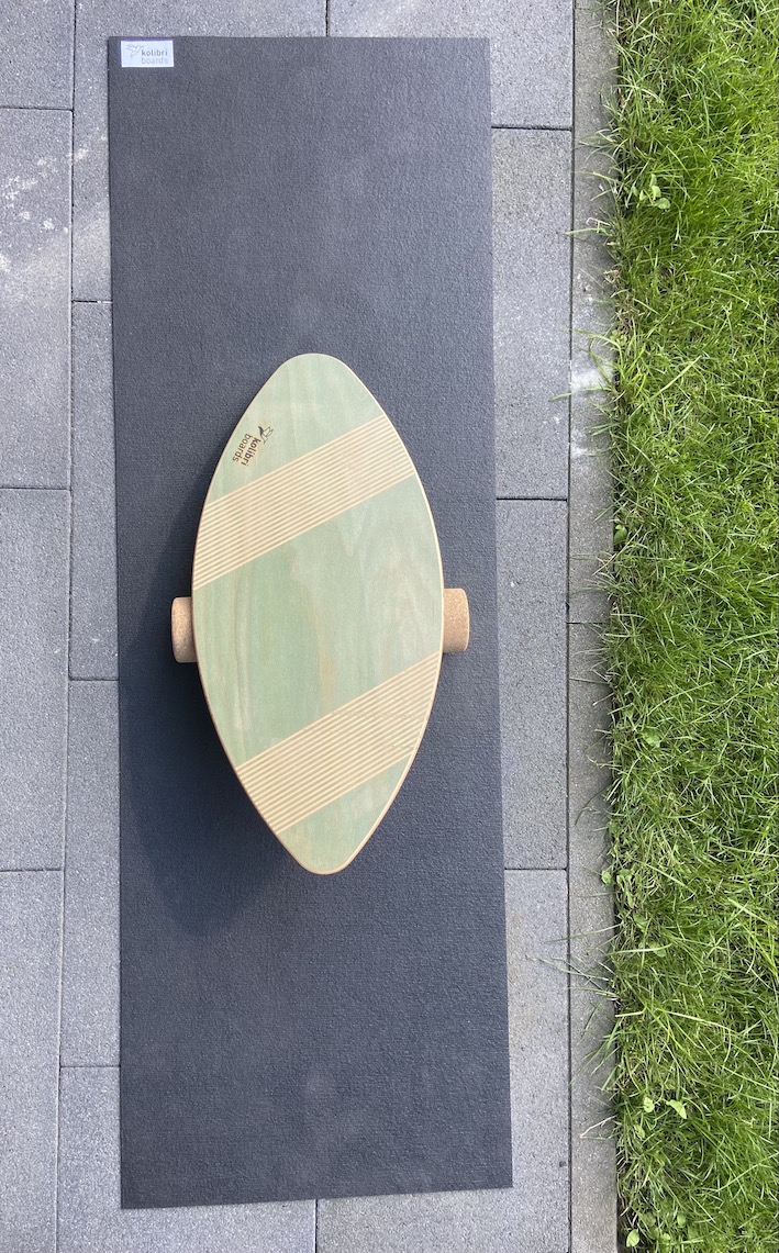 Balance Board auf Matte