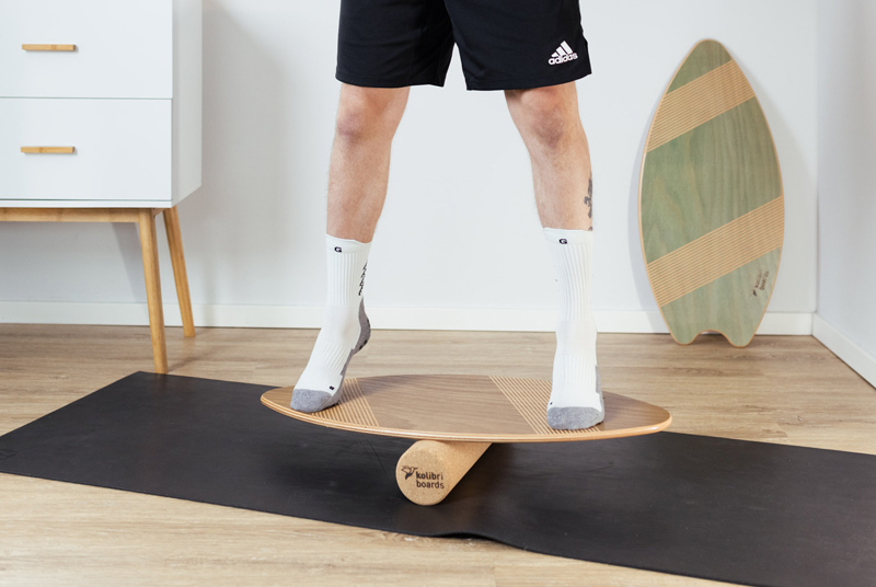Balance Board Gleichgewicht trainieren