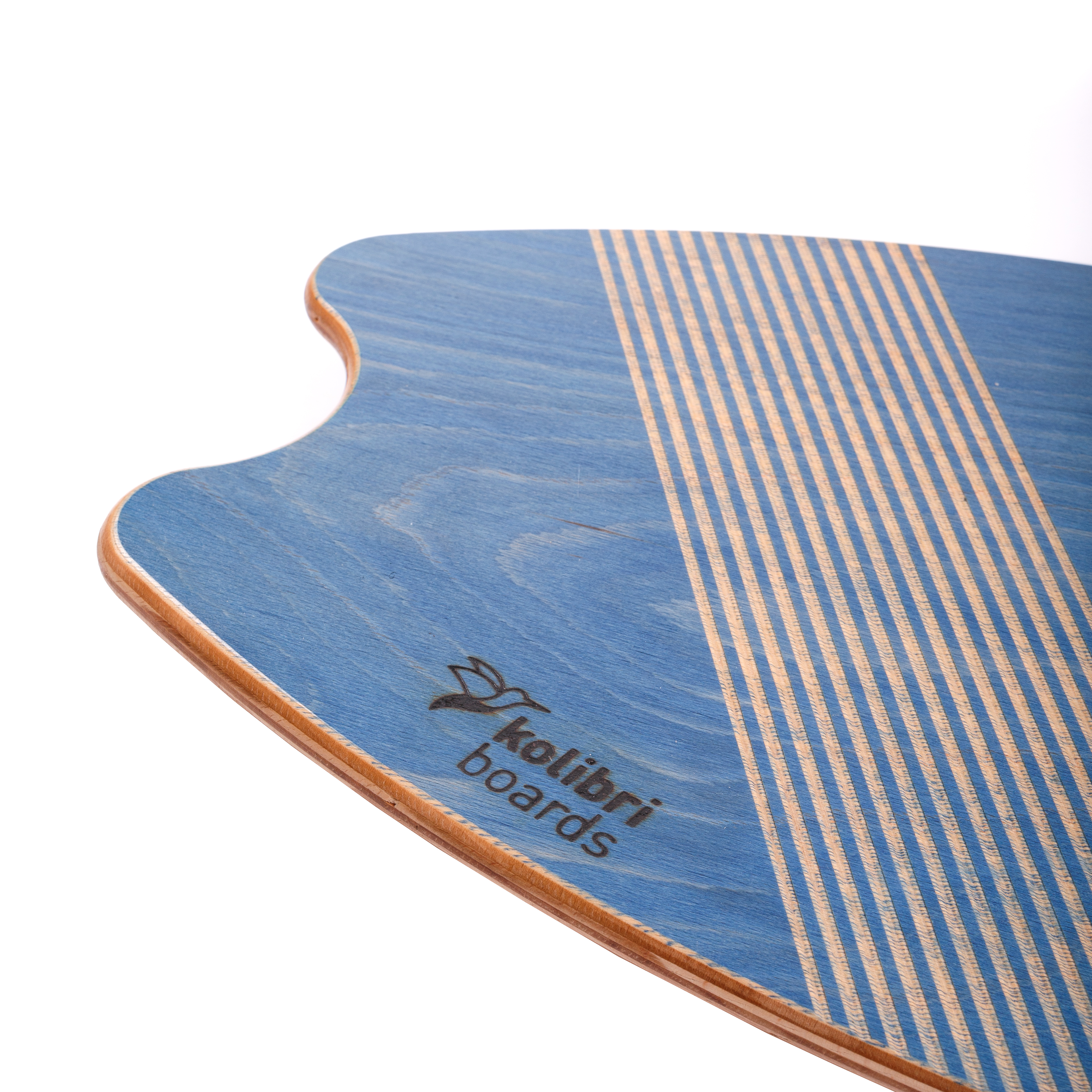 kolibri boards - Balance Board Grip Fish - blau hinten