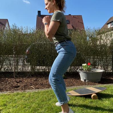 Balance Board Gleichgewicht Übung