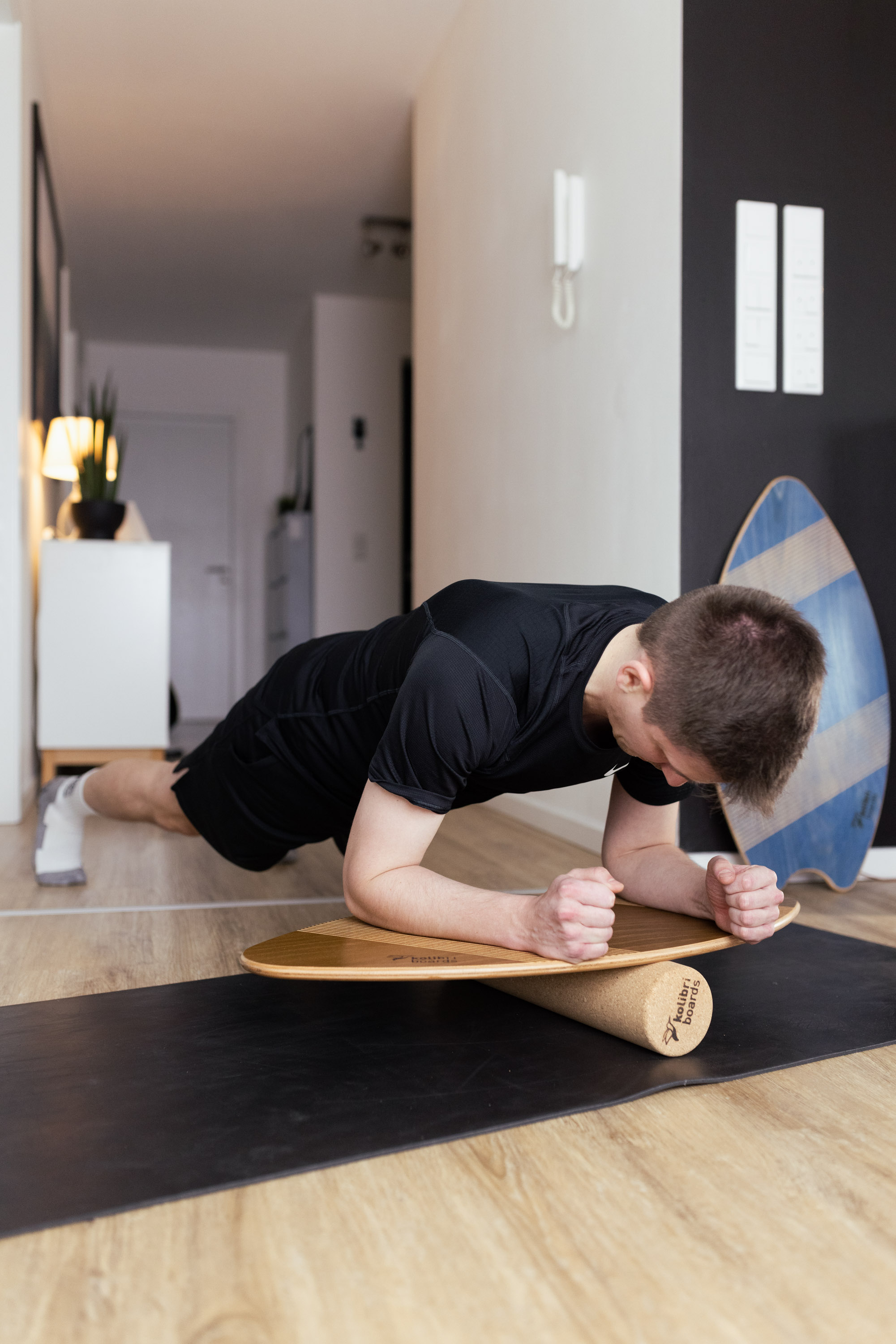Übungen Balance Board Push Up