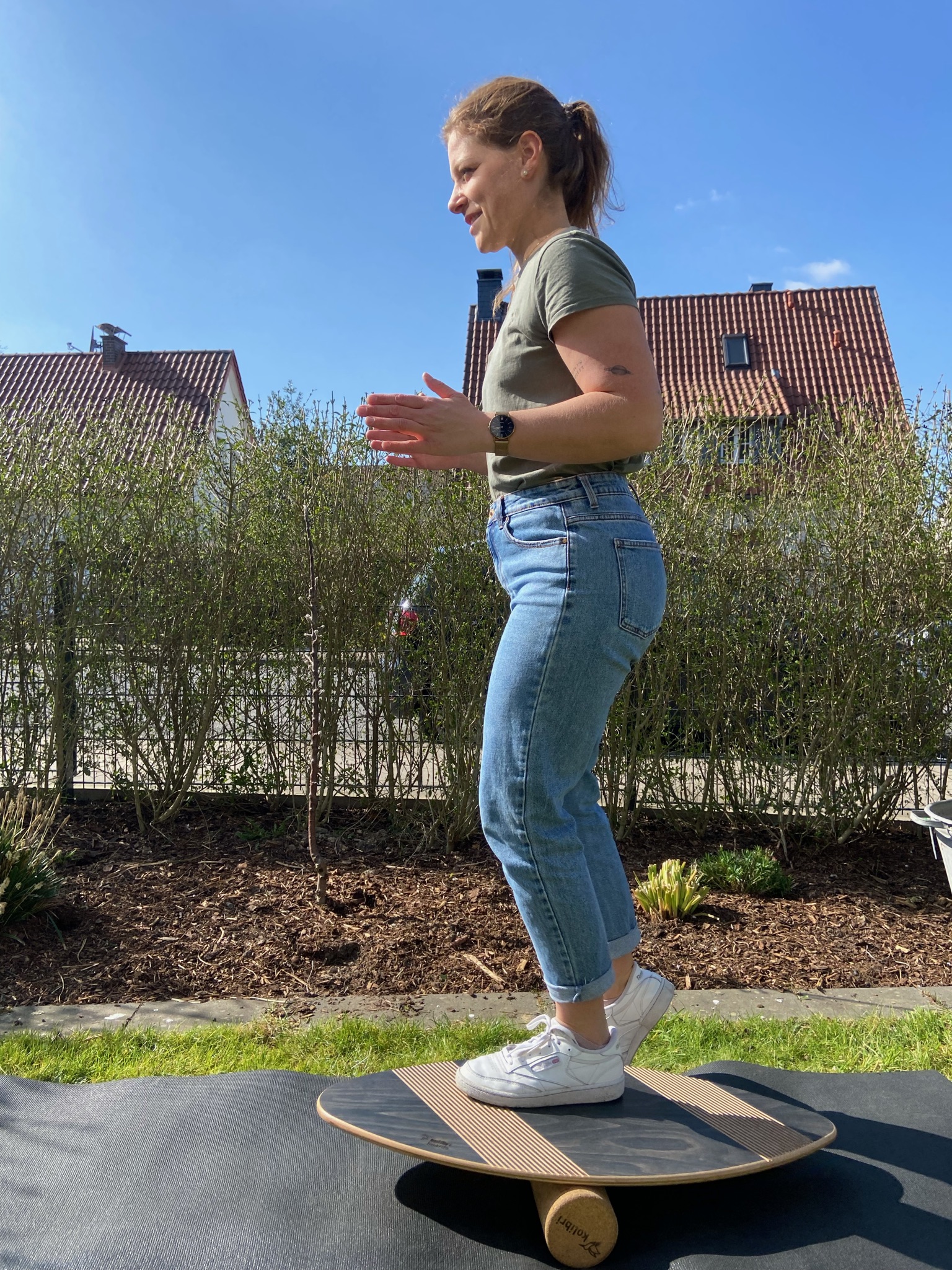 Balance Board Gleichgewicht Übung