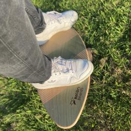 Balance Board auf Rasenq