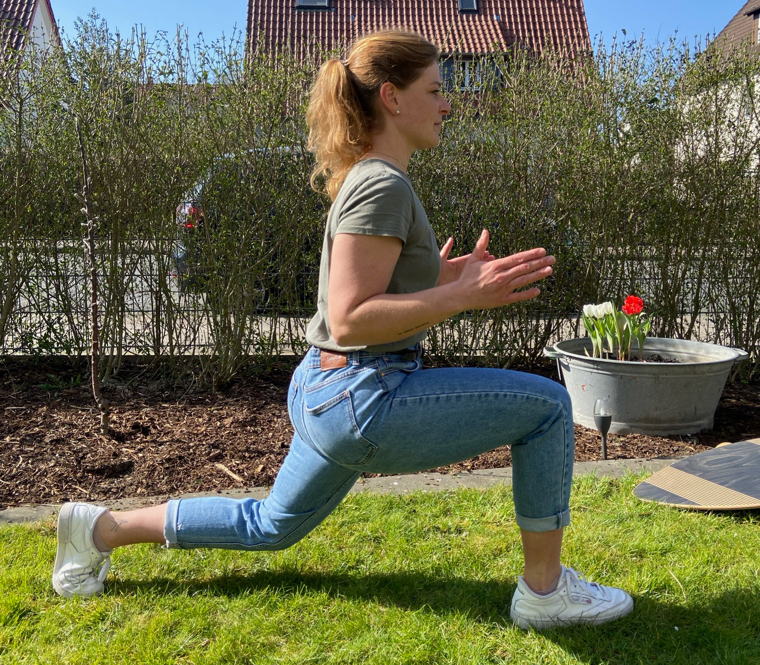 Balance Board Gleichgewicht Übung